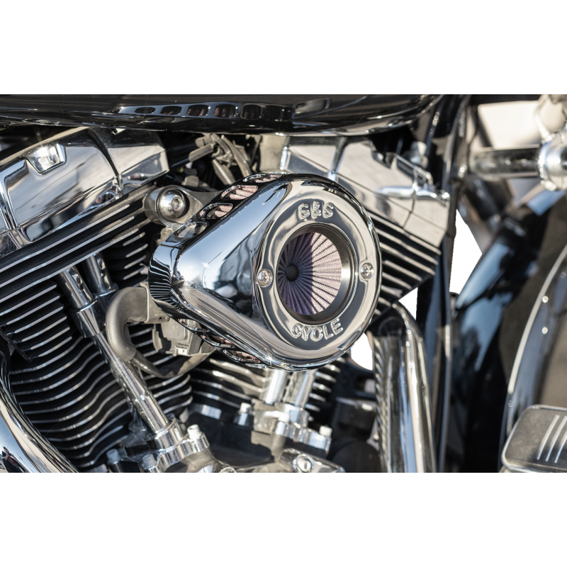 Air Stinger Kit with Teardrop Cover (Chrome) for Touring/Softail