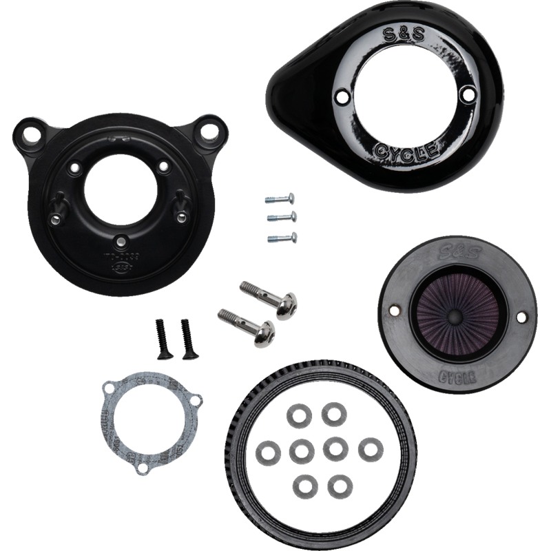 Air Stinger Kit with Teardrop Cover (Gloss Black) for Touring/Softail