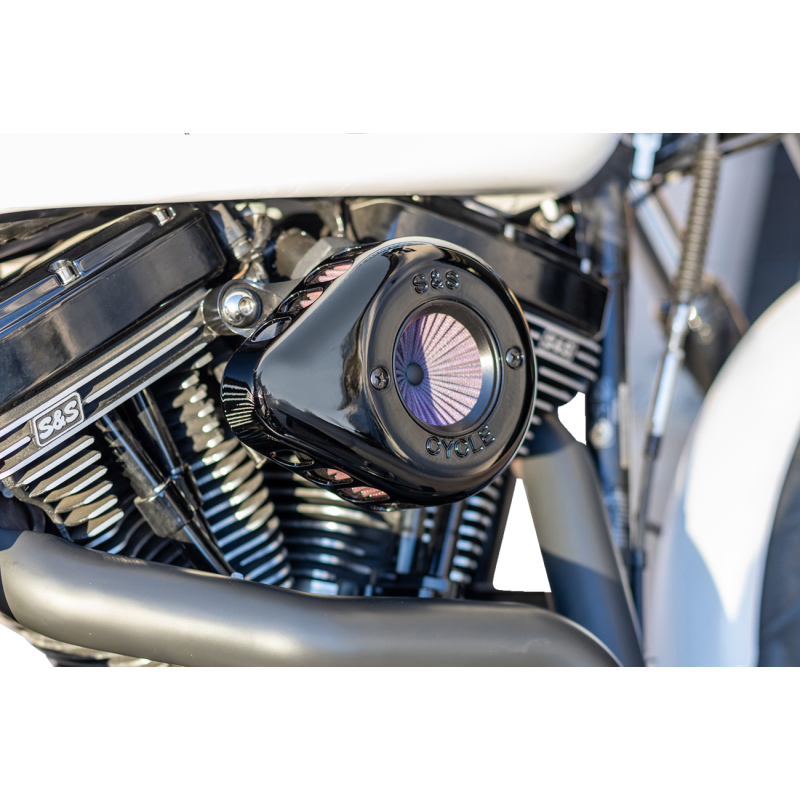 Air Stinger Kit with Teardrop Cover (Gloss Black) for Touring/Softail