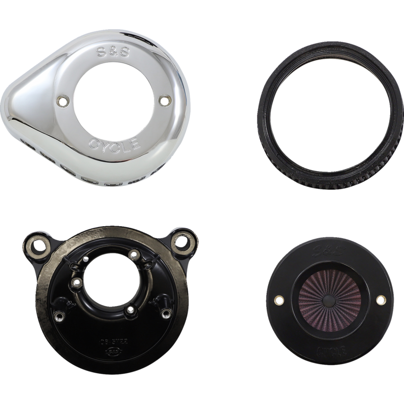 Air Stinger Kit with Teardrop Cover (Chrome) for Twin Cam