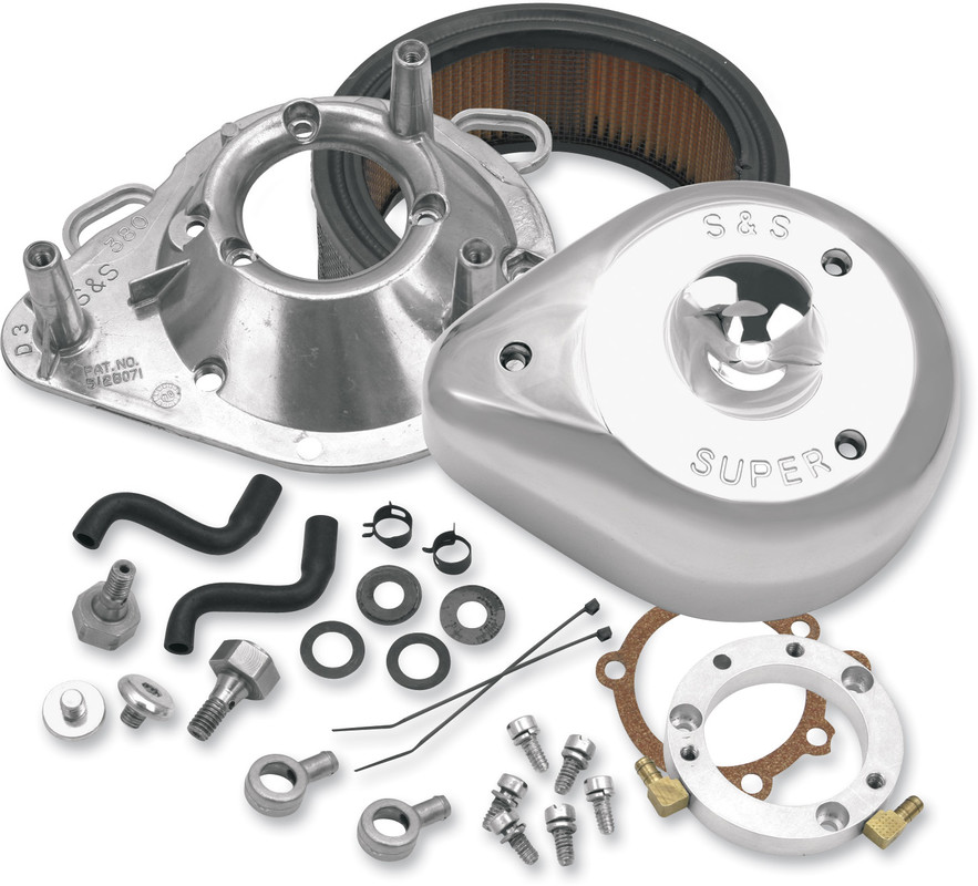 Chrome Teardrop Air Cleaner for Big Twin