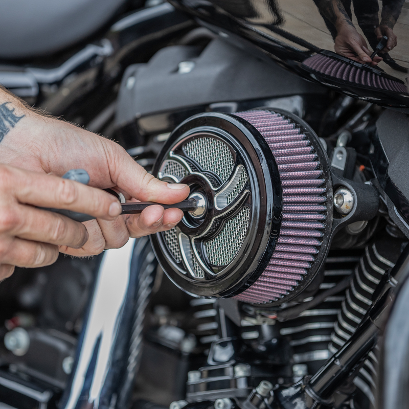 S&S Cycle Stealth Air Cleaner Cover - Torker