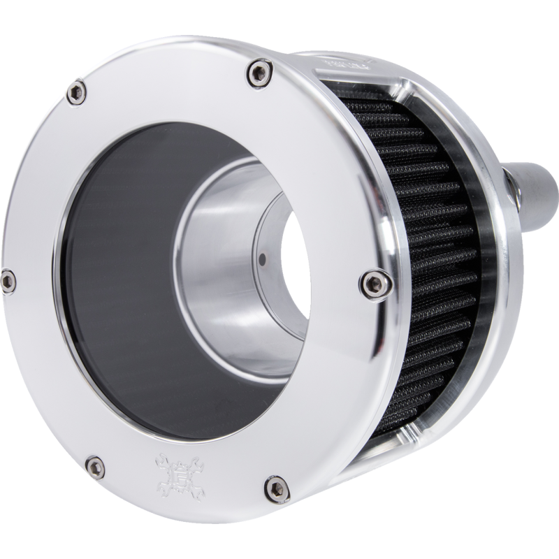 Feuling BA Race Series Air Cleaner Kit - Raw finish w/ black filter