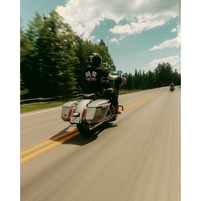 Feuling BA Race Series Air Cleaner Kit - Black anodized finish w/ black filter