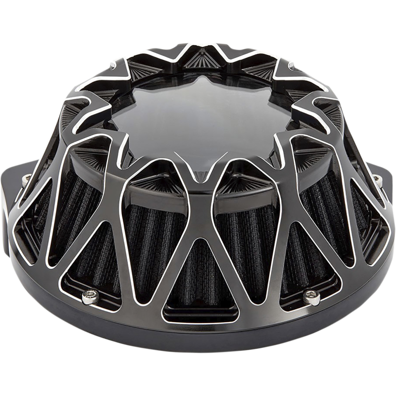 Crossfire Air Cleaner Black Anodized with Machined Accents