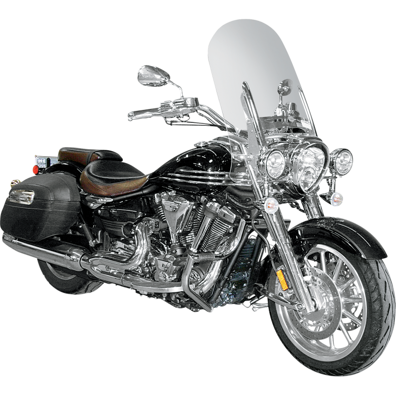 Linbar® Front Highway Bar - Flat Black Powdercoat for Yamaha XV1900 Roadliner/Stratoliner 06-16