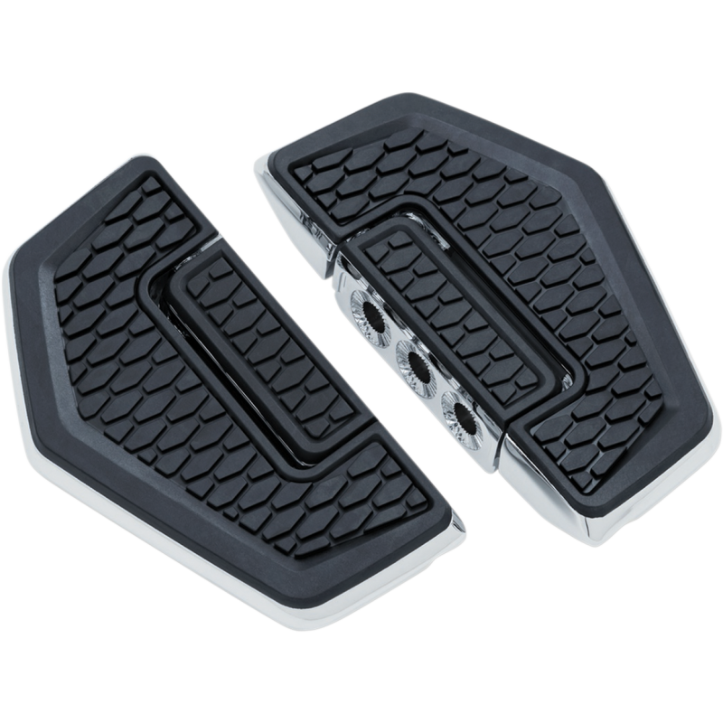 Hex Folding Floorboard - Chrome