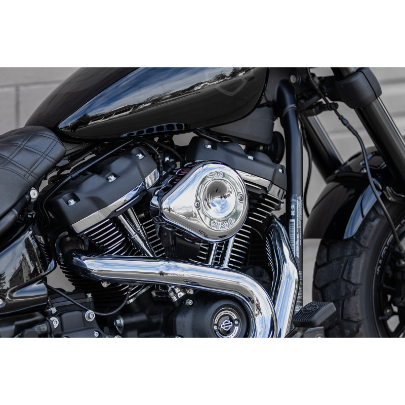 Mini Teardrop Stealth Air Cleaner Optional/Replacement Cover - Chrome