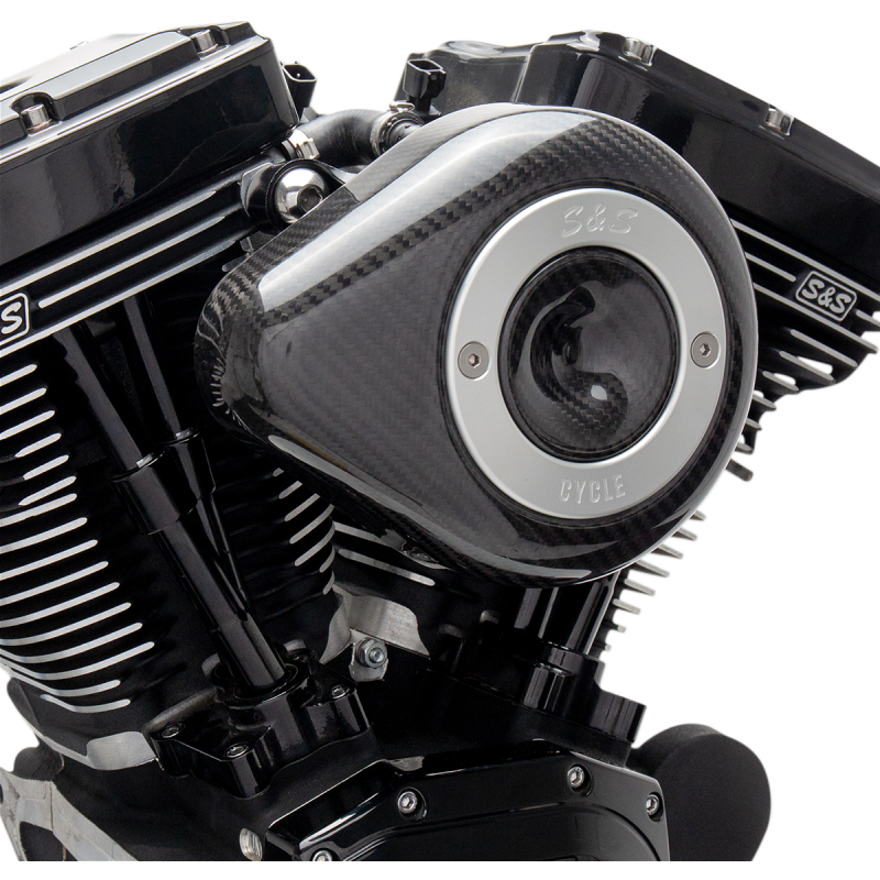 Mini Teardrop Stealth Air Cleaner Optional/Replacement Cover - Carbon fiber