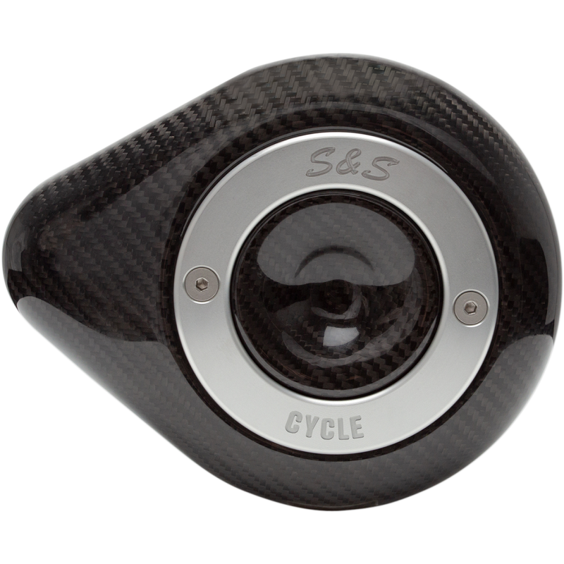 Mini Teardrop Stealth Air Cleaner Optional/Replacement Cover - Carbon fiber