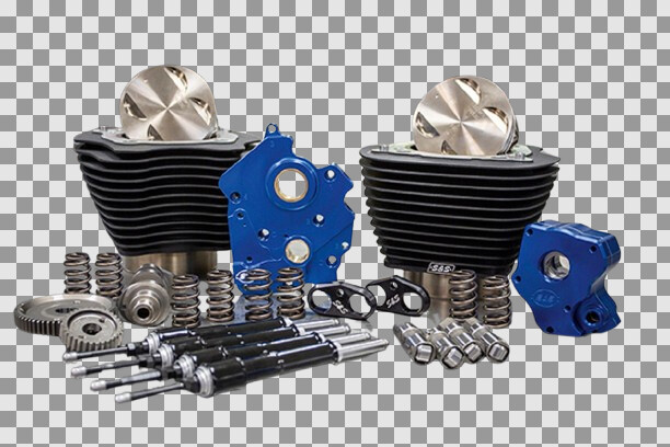 (image for) S&S CYCLE T124LC Engine, Silver