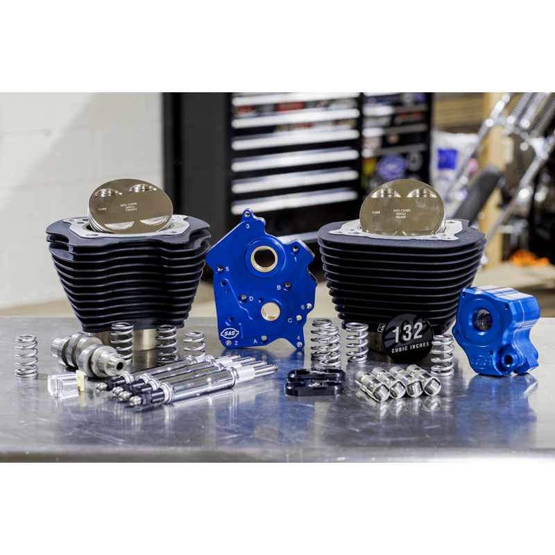 132" Power Package, Wrinkle Black (Non-Highlight), Chain Drive