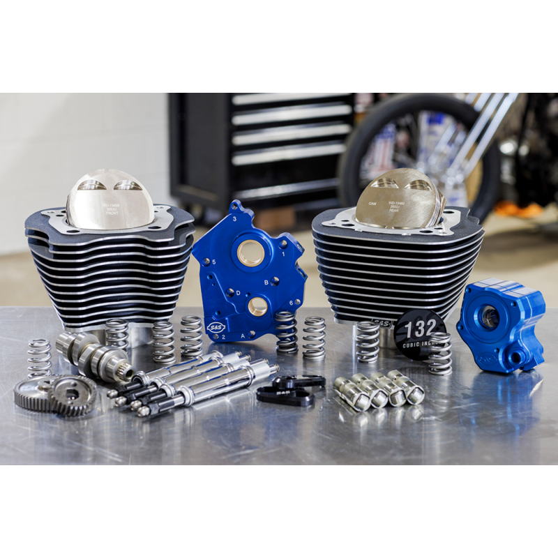 132" Power Package, Wrinkle Black (Highlighted), Gear Drive