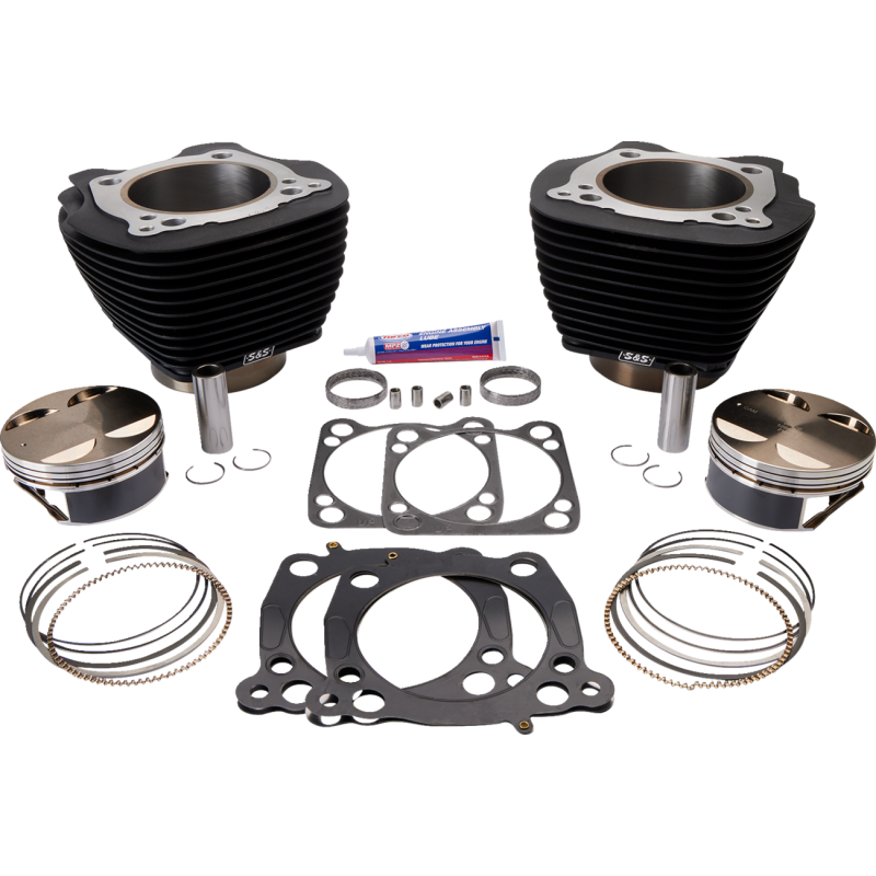 S&S Cycle 124" Big Bore Kits for M-Eight 107" Engines
