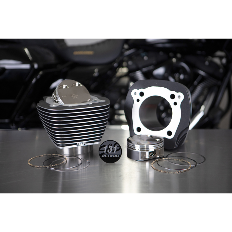 S&S Cycle 131" Stroker Cylinder and Piston Kits