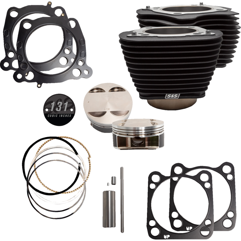 131" Stroker Kit Wrinkle Black (No Highlight)
