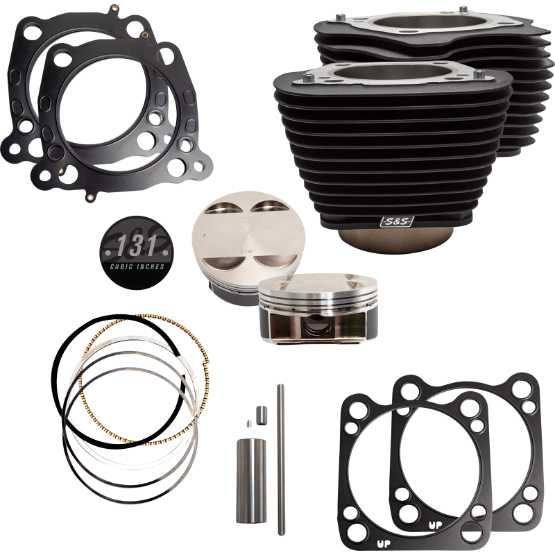 131" Stroker Kit Wrinkle Black (No Highlight)
