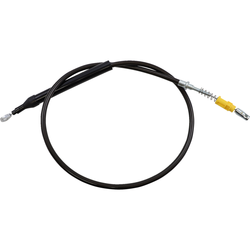 LA Choppers Midnight Braided Clutch Cable for 18-24 Softail w/ ABS (18-20in.)
