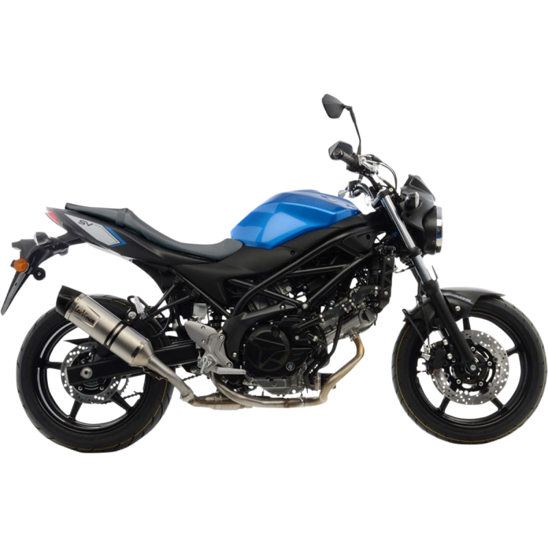 LV ONE EVO Stainless steel Slip-On for SUZUKI SV650/X 17-24