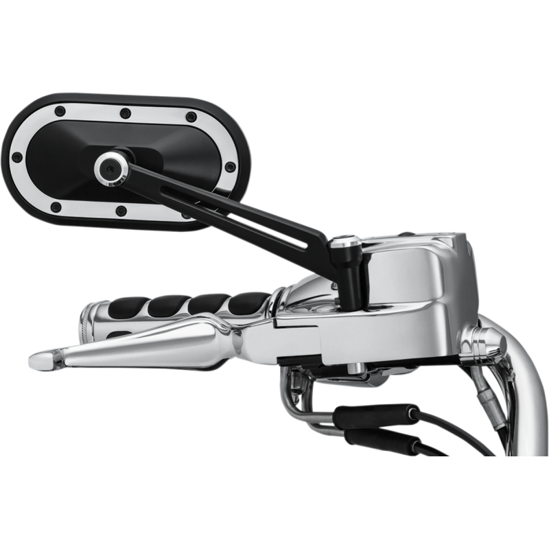 Heavy Industry Custom Mirror - Black/Chrome