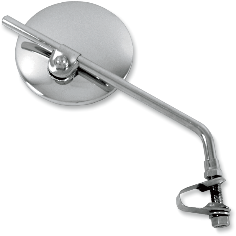 Round Chrome Adjustable Mirror