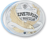 (image for) Drag Specialties 'Live To Ride' Points Cover (Gold)