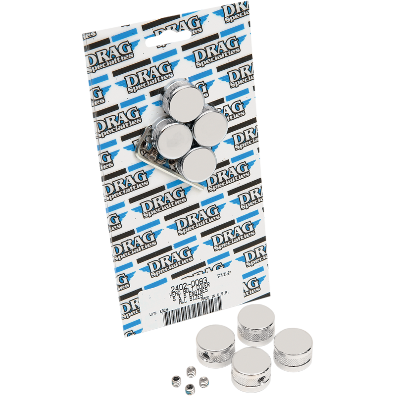 Drag Specialties Aluminum Headbolt Covers