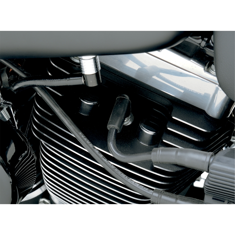 Drag Specialties Chrome Steel Headbolt Covers