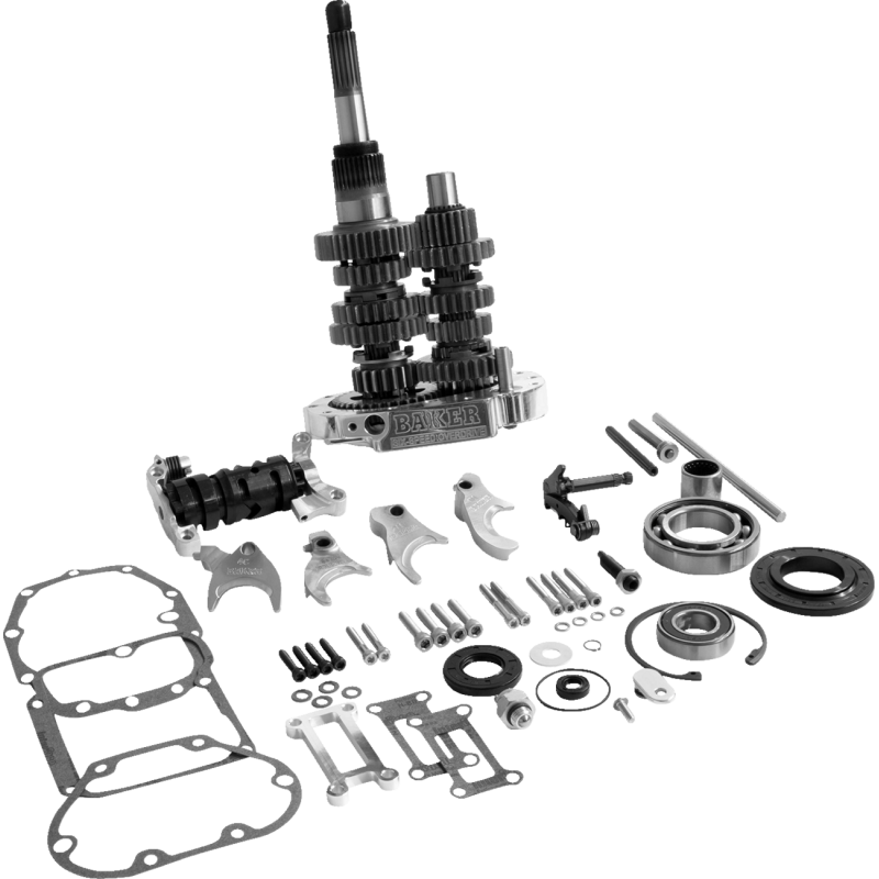 Overdrive 6-Speed Gear Set Kit (Polished)