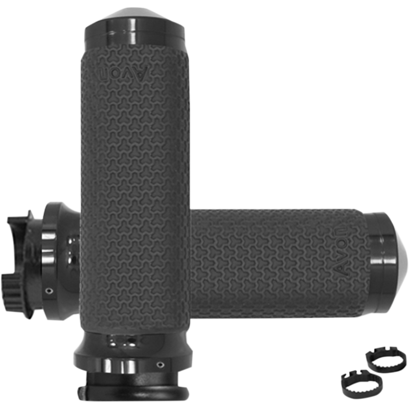 Memory Foam Grips - Black Anodized