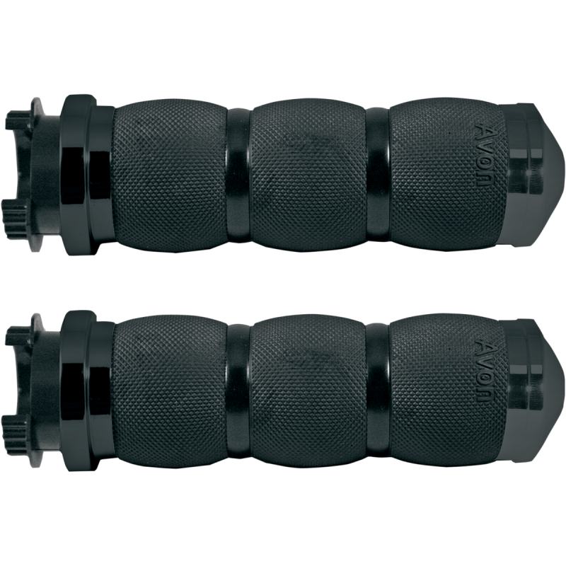 Air Cushioned Grips - Touring - Black Anodized