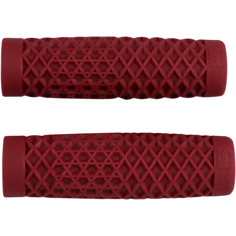 Vans/Cult V-Twin Grips - Oxblood for 1" Handlebars