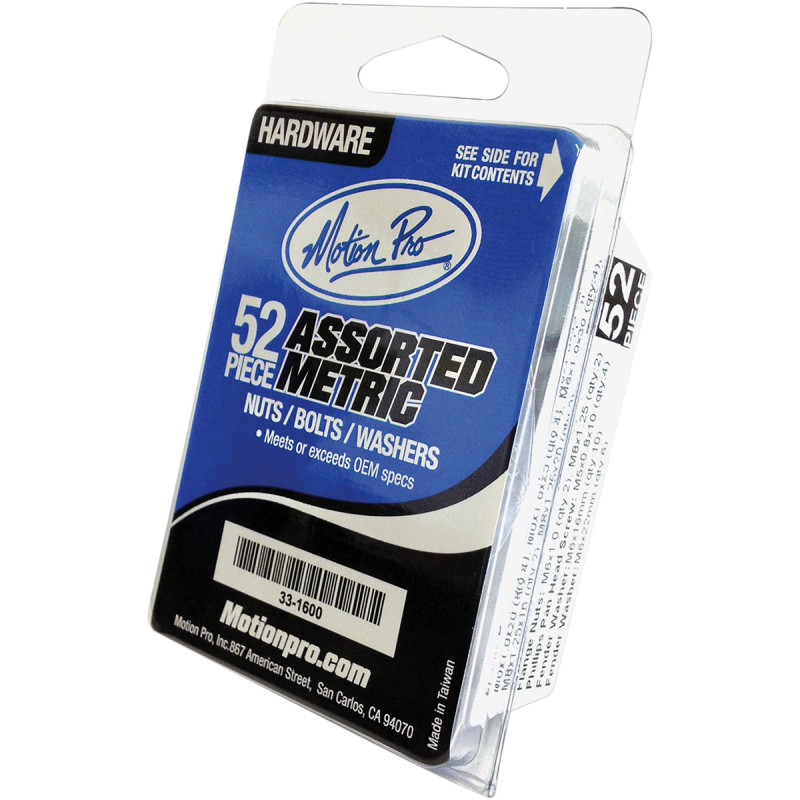 52-Piece Metric Hardware Kit