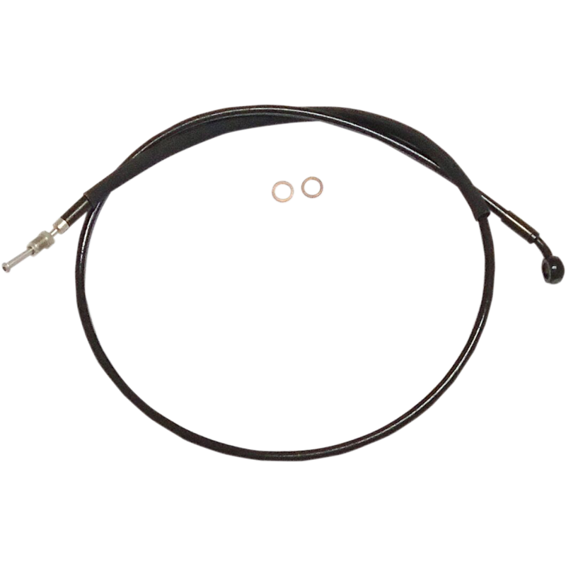 Black Pearl Braided DOT Hydraulic Clutch Line 74"