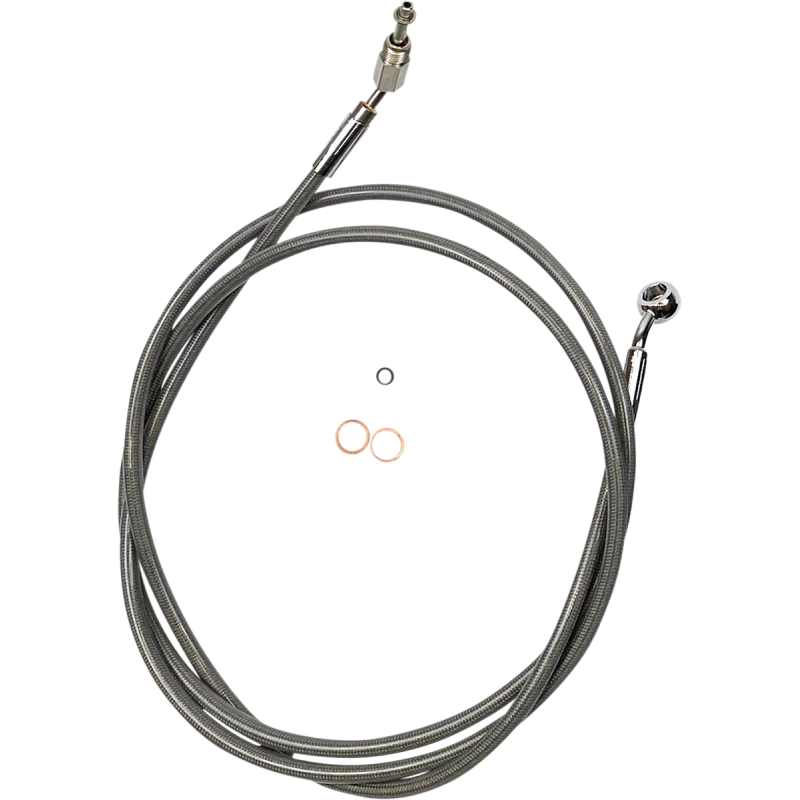 XR Stainless DOT Hydraulic Clutch Line +10" Chrome