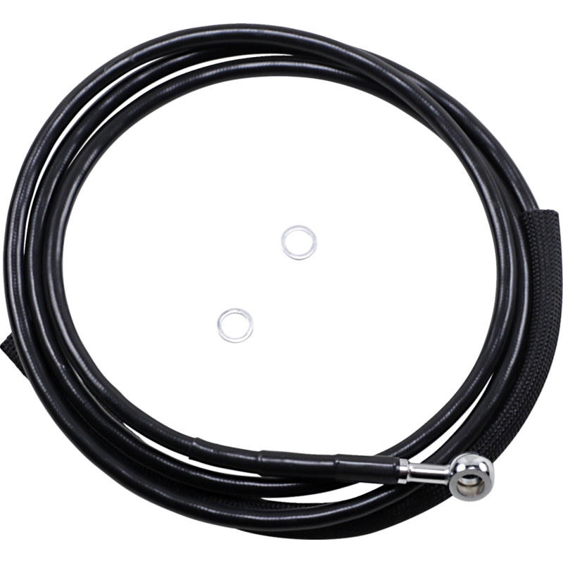 Black Vinyl Hydraulic Clutch Line +4"