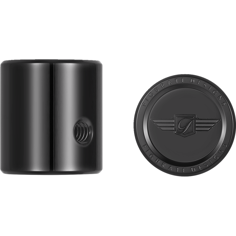 Heel-Toe Shifter Cover Black w/ Figurati Designs Logo