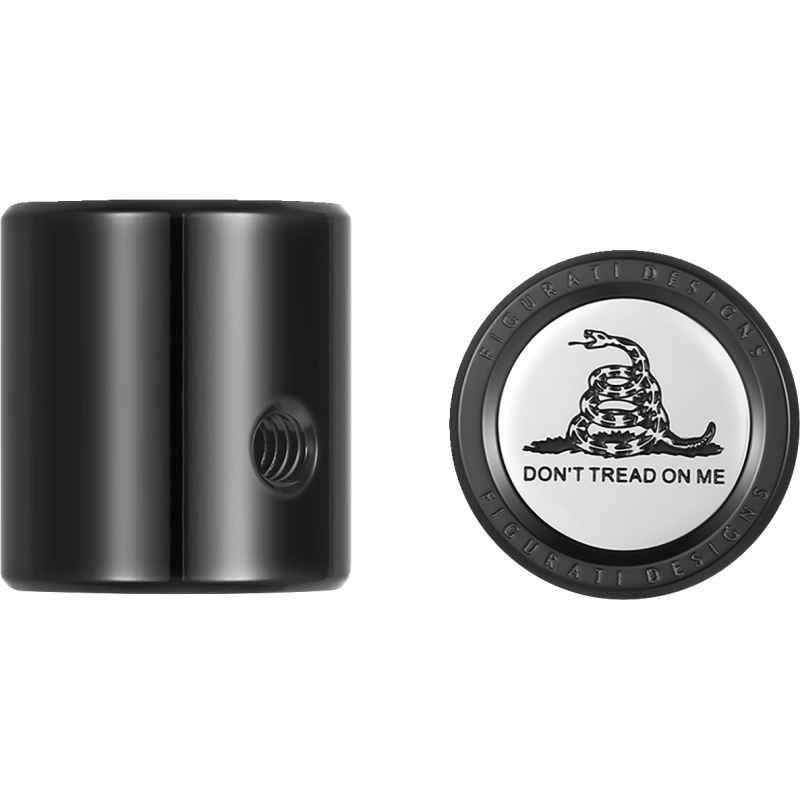 Heel-Toe Shifter Cover Black w/ Don't Tread On Me