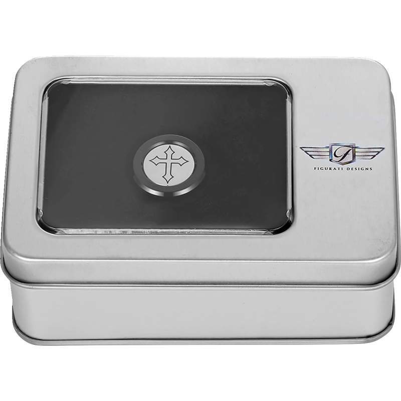 Heel-Toe Shifter Cover Black w/ Cross