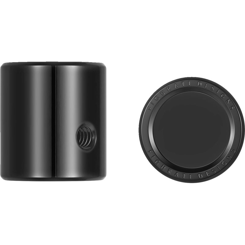 Heel-Toe Shifter Cover Black Smooth