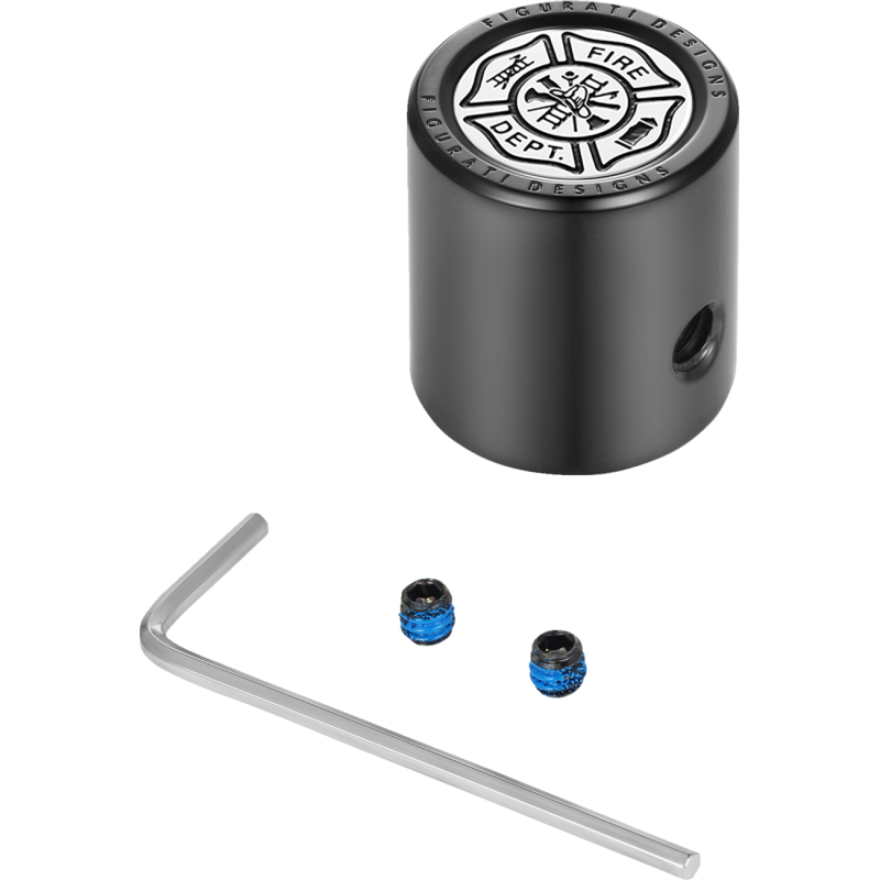 Heel-Toe Shifter Cover Black w/ Maltese CROSS-fire