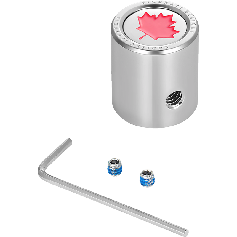 Heel-Toe Shifter Cover Mirror w/ Red Maple Leaf