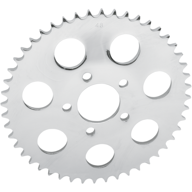 Drag Specialties 48-Tooth Dished Rear Sprocket, Chrome