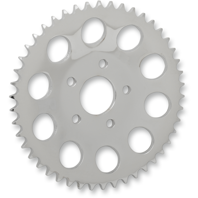 Drag Specialties 46-Tooth Dished Rear Sprocket, Chrome