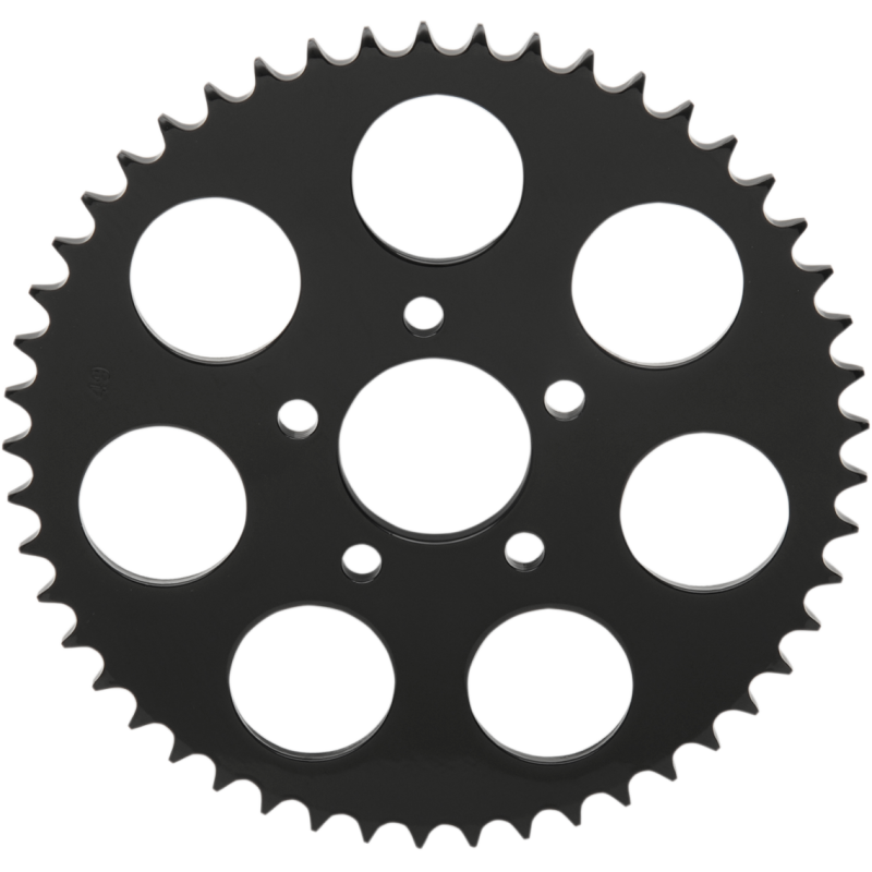 Drag Specialties 49-Tooth Rear Sprocket, Gloss Black