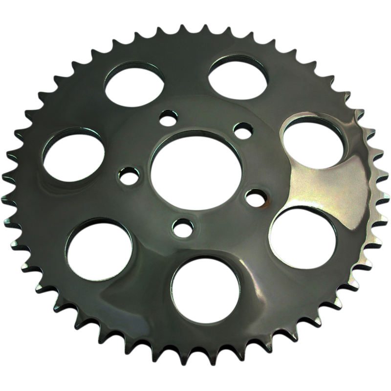 Drag Specialties 51-Tooth Dished Rear Sprocket, Gloss Black