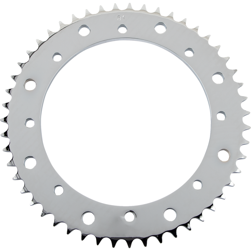 Rear Sprocket, 51T, Chrome