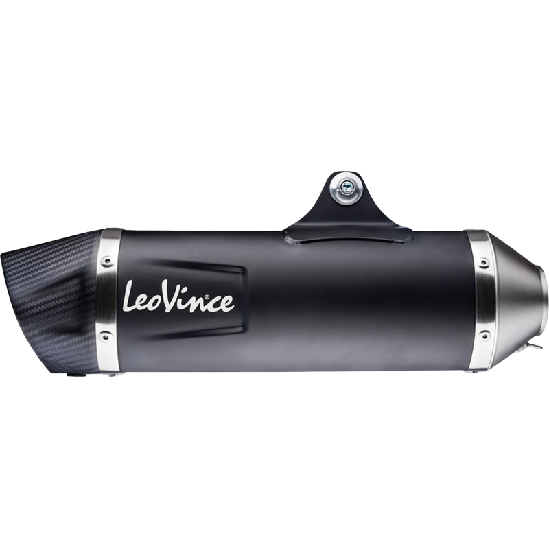 LV One EVO Slip-On, Black stainless steel, Suzuki SV650/X 17-24