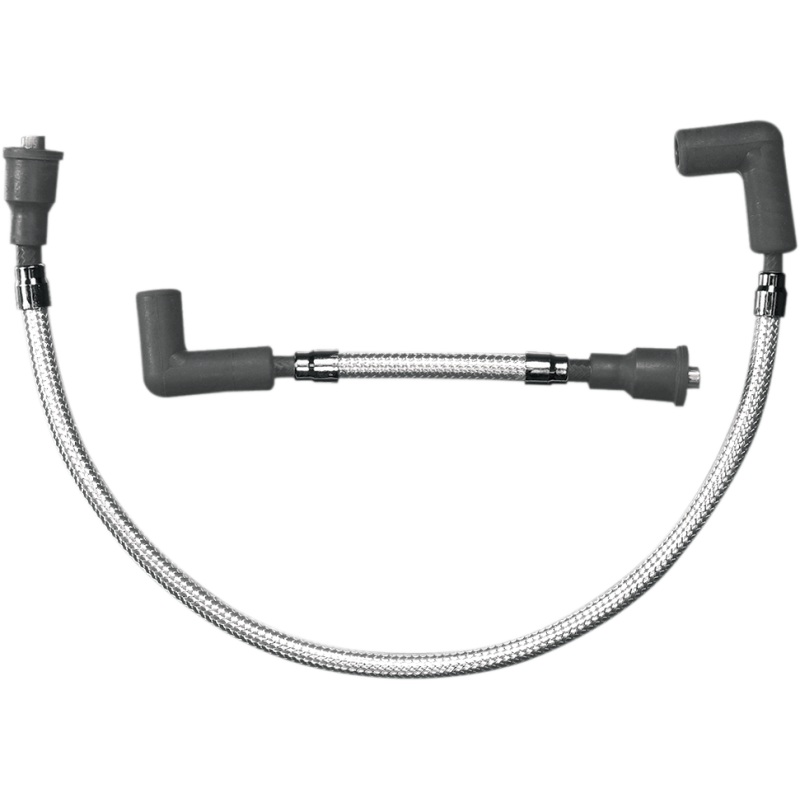 Braided Spark Plug Wires - Sterling Chromite