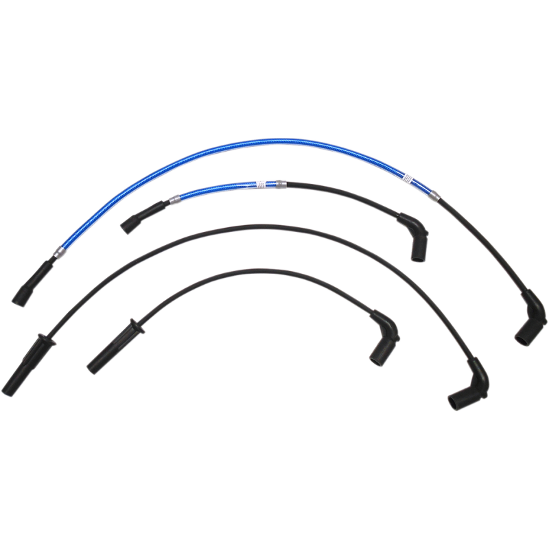 Braided Spark Plug Wires Blue